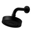 Chuveiro Redondo Drop Isis de Parede Black Matte