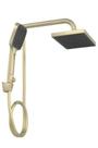 Chuveiro Retangular de Parede 26,5cm com Desviador Summer Gold Deca Flex Max 2086.SM.DES.MT