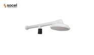 Chuveiro socel c/reg 4” branco