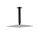 Chuveiro teto inox 304 Slim 30 cm + braço 25 cm Mundaú - Preto Chuveiro teto inox 304 Slim 30 cm + braço 25 cm Mundaú - Preto