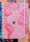 Ci mapa mundi rosa médio Ci mapa mundi rosa médio