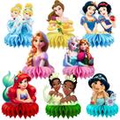 CICICO 8 Piezas Centros de Mesa Doble Faz Princesas