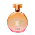 Ciclo cosméticos sunset deo colônia - perfume feminino 100ml