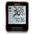 Ciclocomputador Echowell BC10 com Fio 10 Funções Preto Vermelho