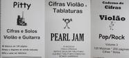 Cifras Solos Violão Guitarra 390 páginas Pearl Jam - Pitty - Pop Rock