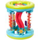 Cilindro de Atividades Brinquedo Educativo Espelho Rotação Som Texturas 6m Buba