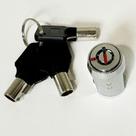 Cilindro de fechadura tubular RI-KEY SECURITY 19 mm com 3 chaves