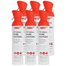 Cilindro de Oxigênio Boost Oxygen 12 L Resposta Rápida Kit com 6