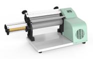 Cilindro elétrico 37cm antiaderente cortador laminadora de pasta americana biscuit verde