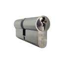 Cilindro Euro Monobloco 4000 Latão 81mm com Parafuso Inox Polido Fortinox Stam