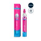 Cilindro Extra de CO2 60 Litros SodaStream Rosa para Máquinas Quick Connect Terra Duo Art e Gaia Cilindro Extra de CO2 60 Litros SodaStream Rosa para Máquinas Quick Connect Terra Duo Art e Gaia
