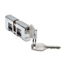 Cilindro Fechadura Papaiz 27,35x13mm Cromado - Modelo Soprano