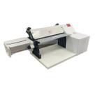 Cilindro Laminador Elétrico de Massas 28cm Cortador Talharim 220V Branco Malta