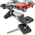 Cilindro miolo porta chevette 1973 a 1993 cromado com chaves Cilindro miolo porta chevette 1973 a 1993 cromado com chaves