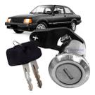 Cilindro Miolo Porta Chevette Marajo Chevy 500 1973 a 1995 Cromado - Lado Esquerdo
