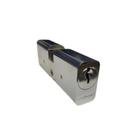 Cilindro para Fechadura 16x29mm Latão Cromado 70mm Lockwell