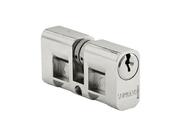 Cilindro Para Fechadura Soprano 53mm Cromado - Kit 10 Peças