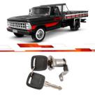 Cilindro Porta Dianteira Le F1000 F4000 Ate 1998 Com Chave Cromado Bd8M622050C Am Mm9038E