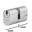 Cilindro ST3 35X45MM Cromado LAFONTE