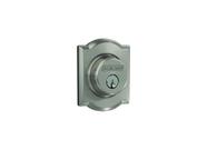 Cilindro único de níquel acetinado Deadbolt Lock Schlage Camelot