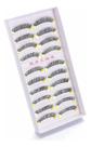 Cílios Em Tufos 10 Pares Hibrido Volume E Alongamento Natural Fios Finos Leves Para Todo O Dia Par