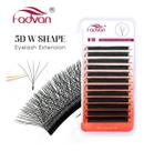 Cílios Fadvan Fio 5d W Volume Egípcio Extensão de Cílios 8,14 Mix