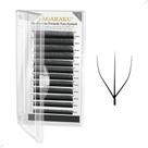 Cílios Nagaraku Hand-Woven Premade Fans Eyelash 0,07mm Mix 8-14mm para Volume Russo