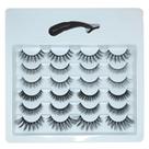 Cílios Postiços 3d Miss Frandy 12 Pares C21-01003 Kit 02 Cílios Postiços 3d Miss Frandy 12 Pares C21-01003 Kit 02