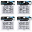 Cílios postiços Ardell Combo Black Natural Look, pacote com 4