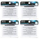 Cílios postiços Ardell Individuals Medium Black, pacote com 4