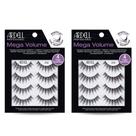 Cílios postiços Ardell Mega Volume 253, 2 pacotes (4 pares)