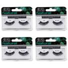 Cílios postiços Ardell Natural Lashes 107 pretos (pacote com 4)