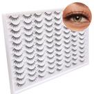 Cílios postiços Azenlo Faux Mink Lashes 48 pares de 14 mm 3D