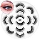Cílios postiços DYSILK Mink Lashes 6D Wispy Fluffy 7 pares