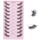 Cílios postiços FANXITON Half Lashes Natural Look Wispy 15mm