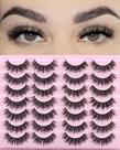 Cílios postiços FARRED Natural Look Short Cat Eye Faux Mink
