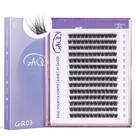 Cílios postiços GAQQI Lash Clusters GQ03 D Curl 12 mm 168 unidades