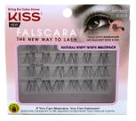 Cílios postiços KISS Falscara Natural Wispy Wisps (pacote com 2)