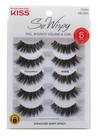 Cílios Postiços KISS So Wispy Pompadour 5 Pares (Pacote com 3)