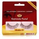 Cílios Postiços Naturais Expressão Facial Attractive N03