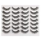 Cílios postiços Newcally Cat Eyes Wispy Natural Faux Mink x14