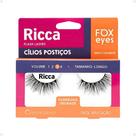 Cílios Postiços Ricca Belliz Fox Eyes Poderoso Degradê Vol:3 Longo Cód.2693