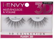 Cílios Postiços Volumosos 3D Inteiro Kiss New York I-Envy Collection Flash 130