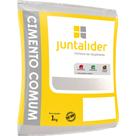 Cimento Comum Cinza Juntalider 1Kg - Kit C/20