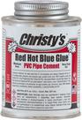 Cimento de PVC Christy's Red Hot Blue Glue 240 mL - Corpo médio Cimento de PVC Christy's Red Hot Blue Glue 240 mL - Corpo médio