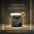 Cimento Queimado Cinza Elefante 4kg Acabamento Sofisticado