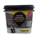 Cimento Queimado Pronto Quartzolit Cinza 4,5kg Rende 18m2 Cimento Queimado Pronto Quartzolit Cinza 4,5kg Rende 18m2