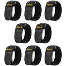 Cinch Straps Trilancer Elastic de 12 x 2 cm com tiras antiderrapantes, pacote com 8