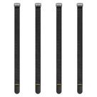 Cinch Straps Trilancer Elastic de 32 cm x 5 cm com pacote antiderrapante com 4