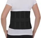 Cinta Abdominal Elástica Em X Com Hastes Flexiveis Preto - Artipé